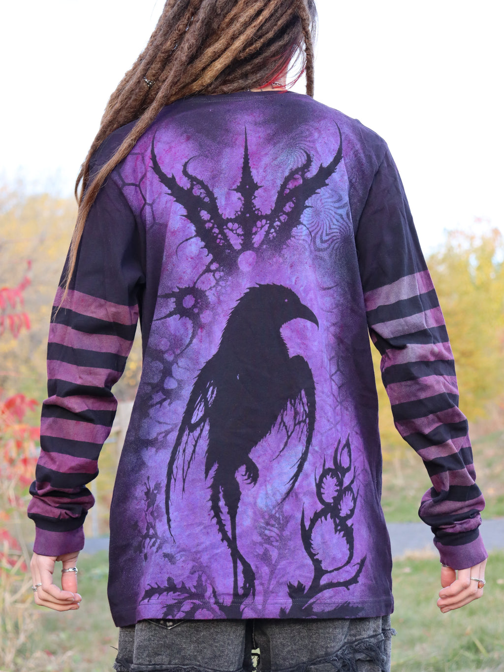 Long sleeve purple crow Medium