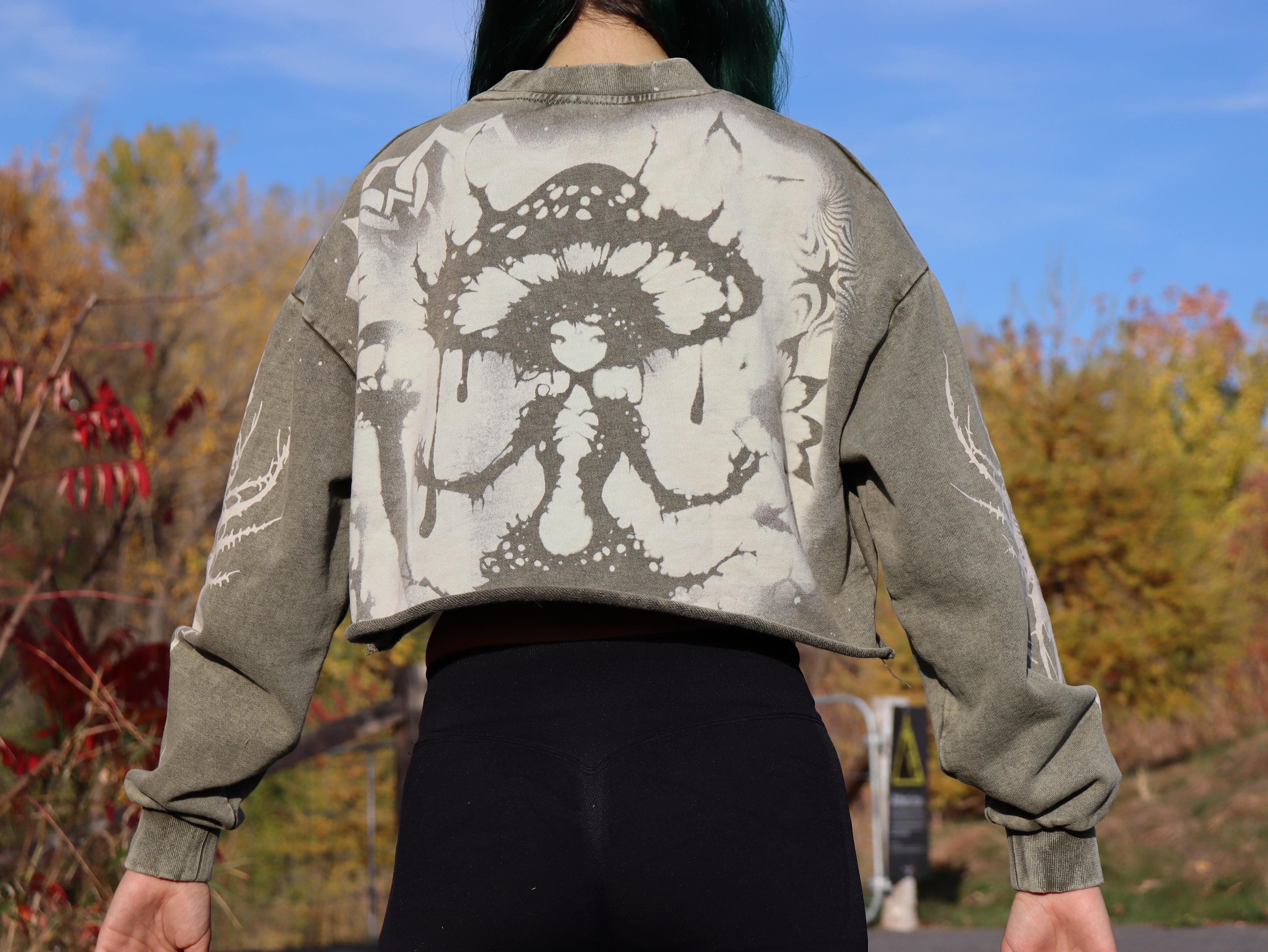 Crew neck crop top Medium