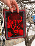 Patch red skull