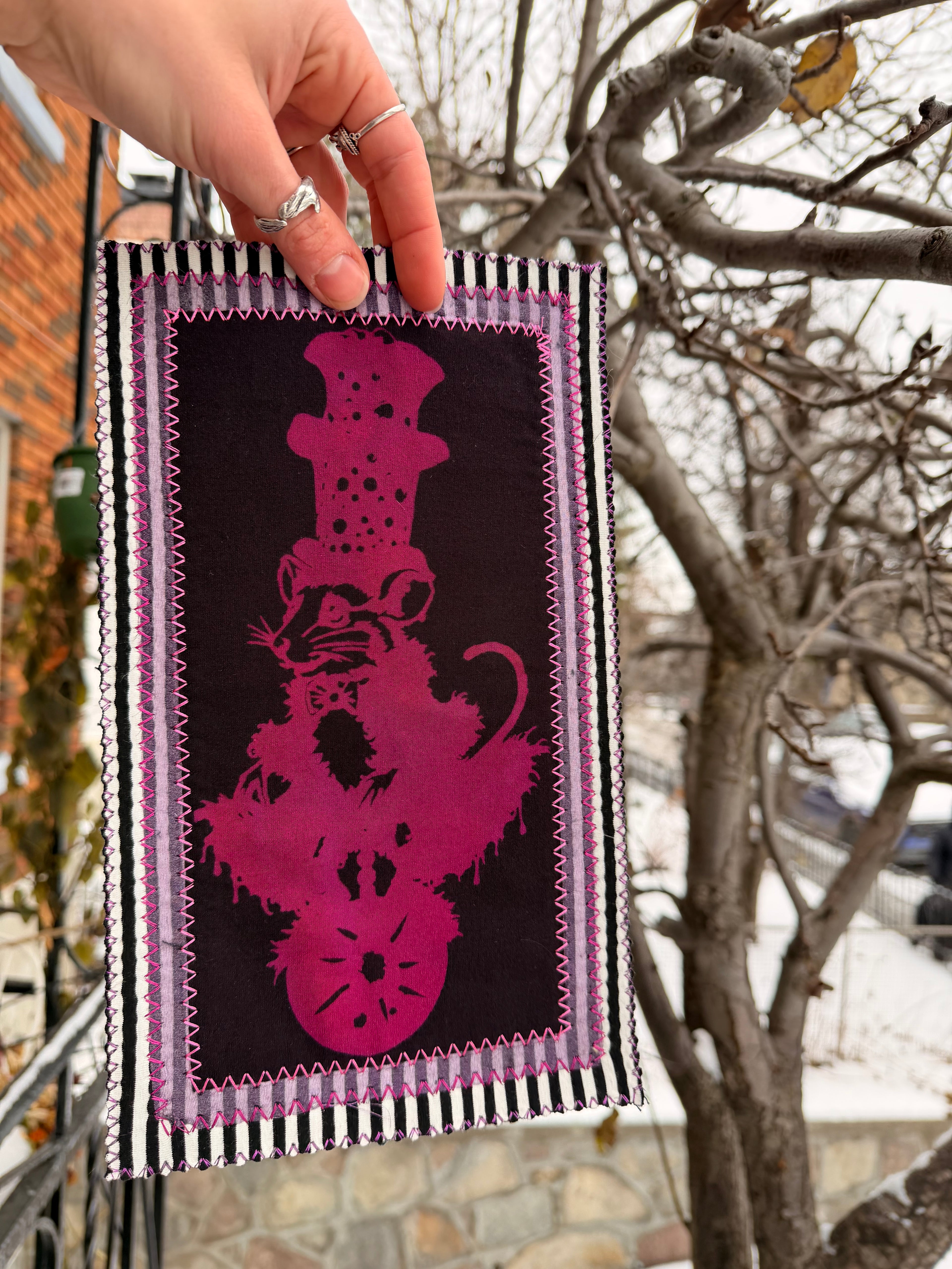 Patch purple circus rat