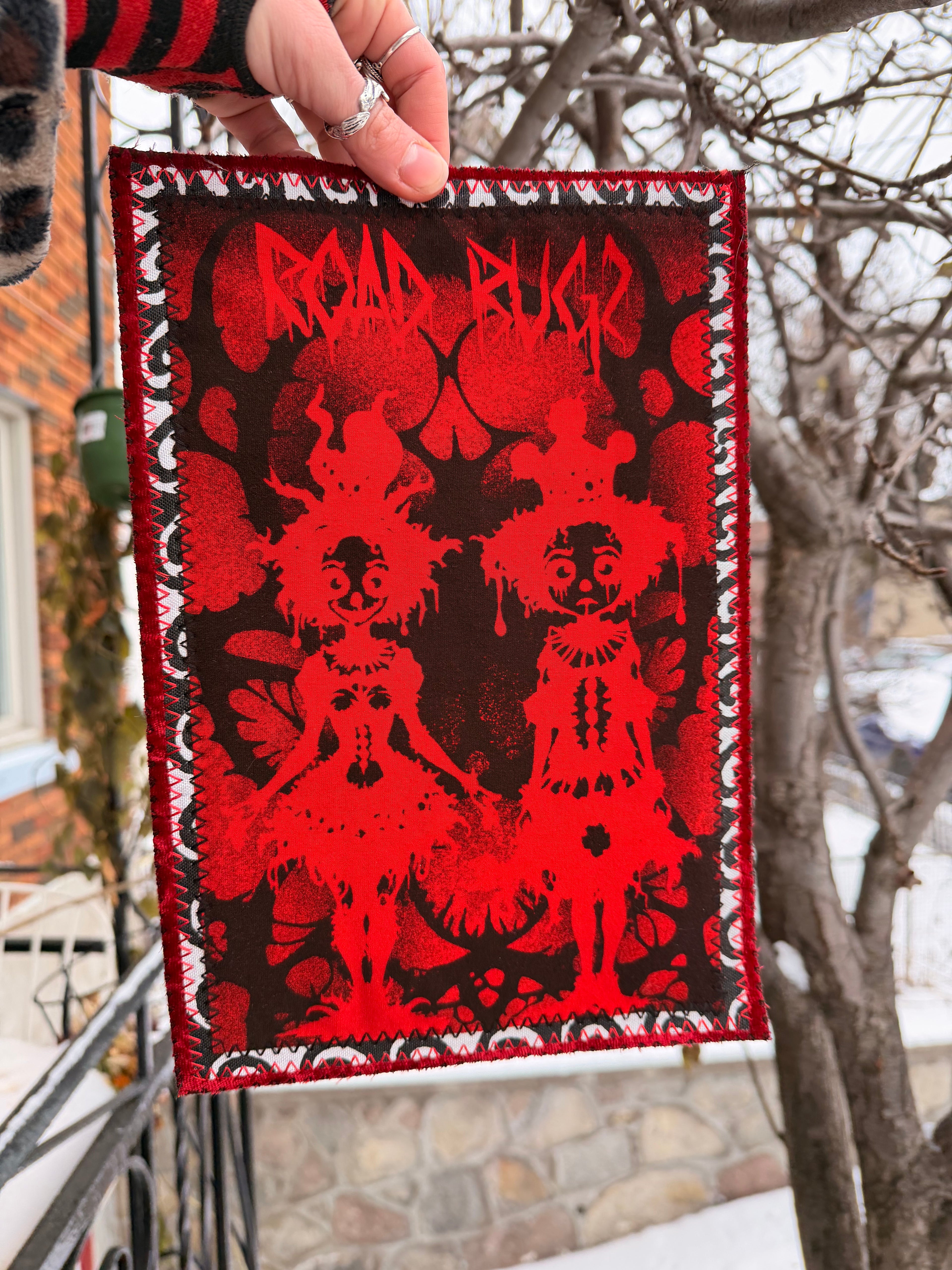 Patch red clowns twins