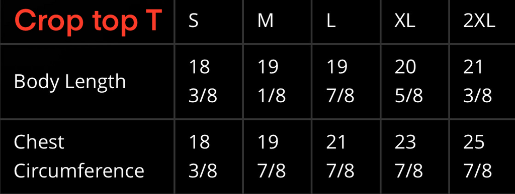 Crop top t-shirt Fish Large