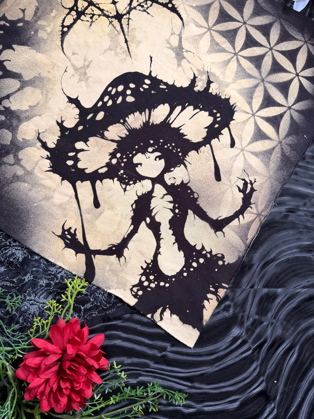 Bandana Mushroom Lady