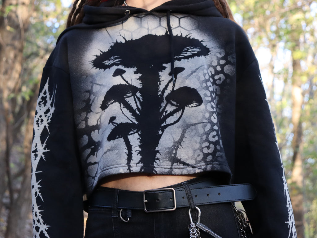 Crop top hood Large cat