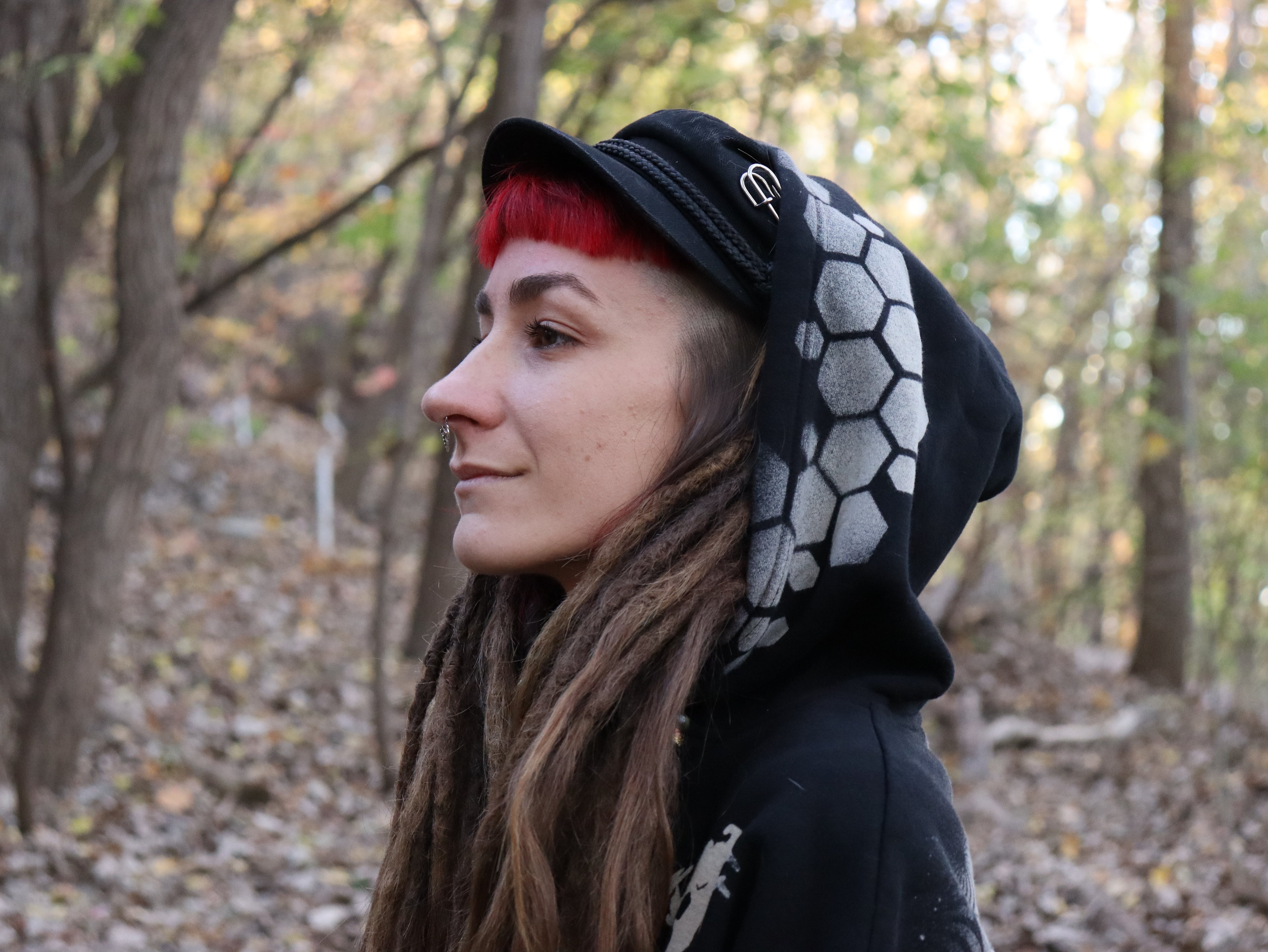 Crop top hoodie Medium bug