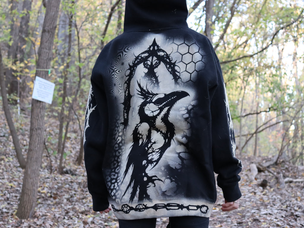 Hoodie Large Crow