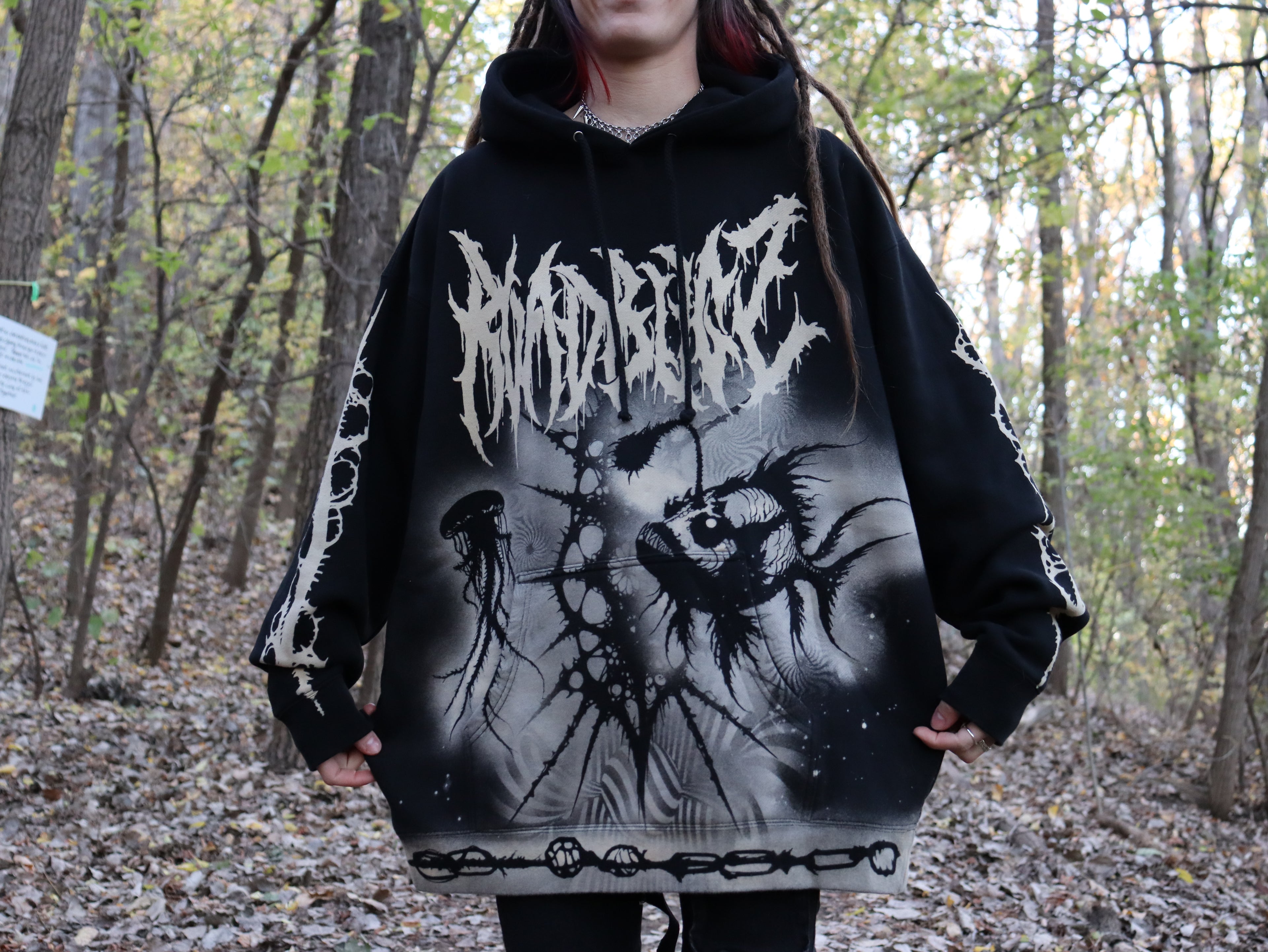 Hoodie sea goddess XL