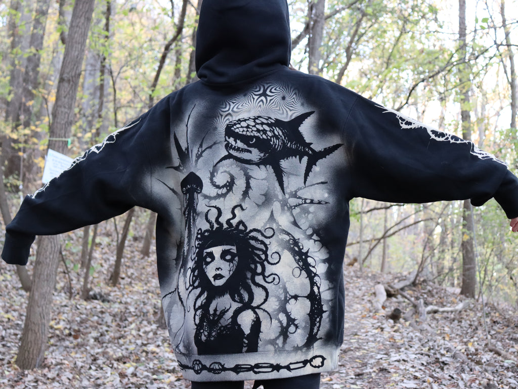 Hoodie sea goddess XL