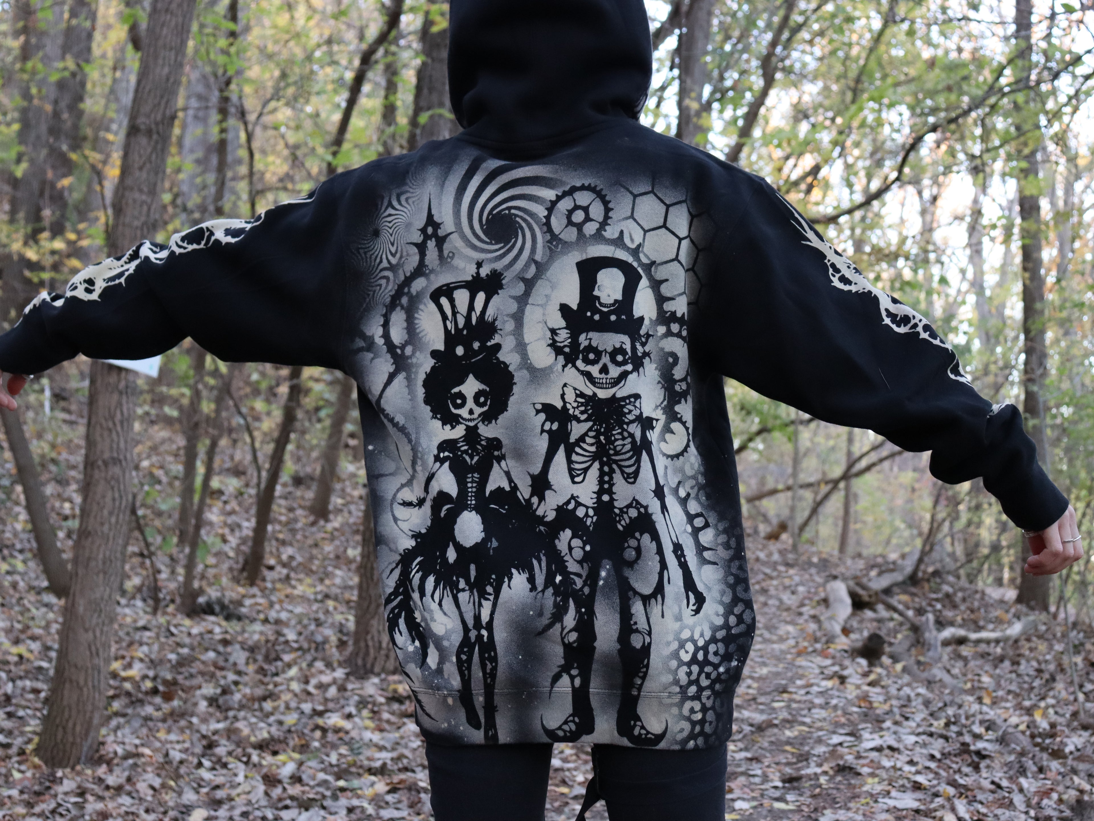 Hoodie Medium Skeleton