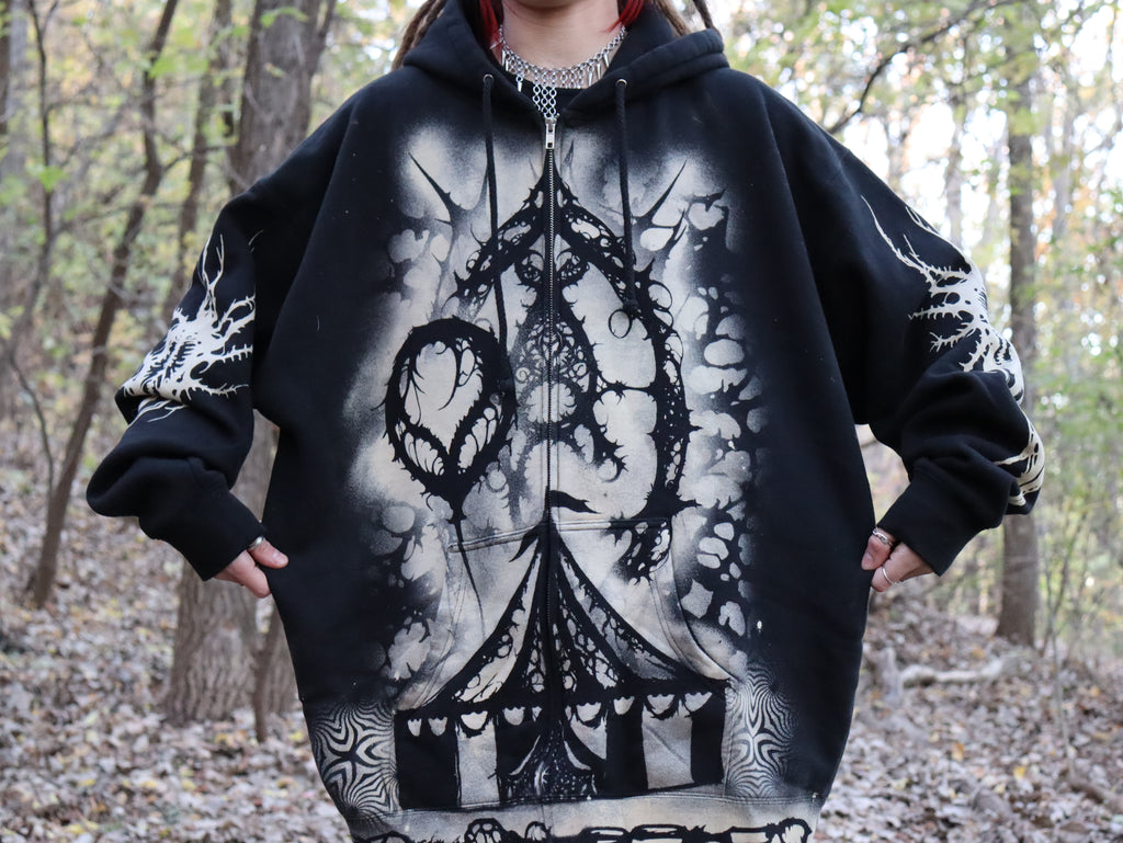 Full-zip hood 2XL clown