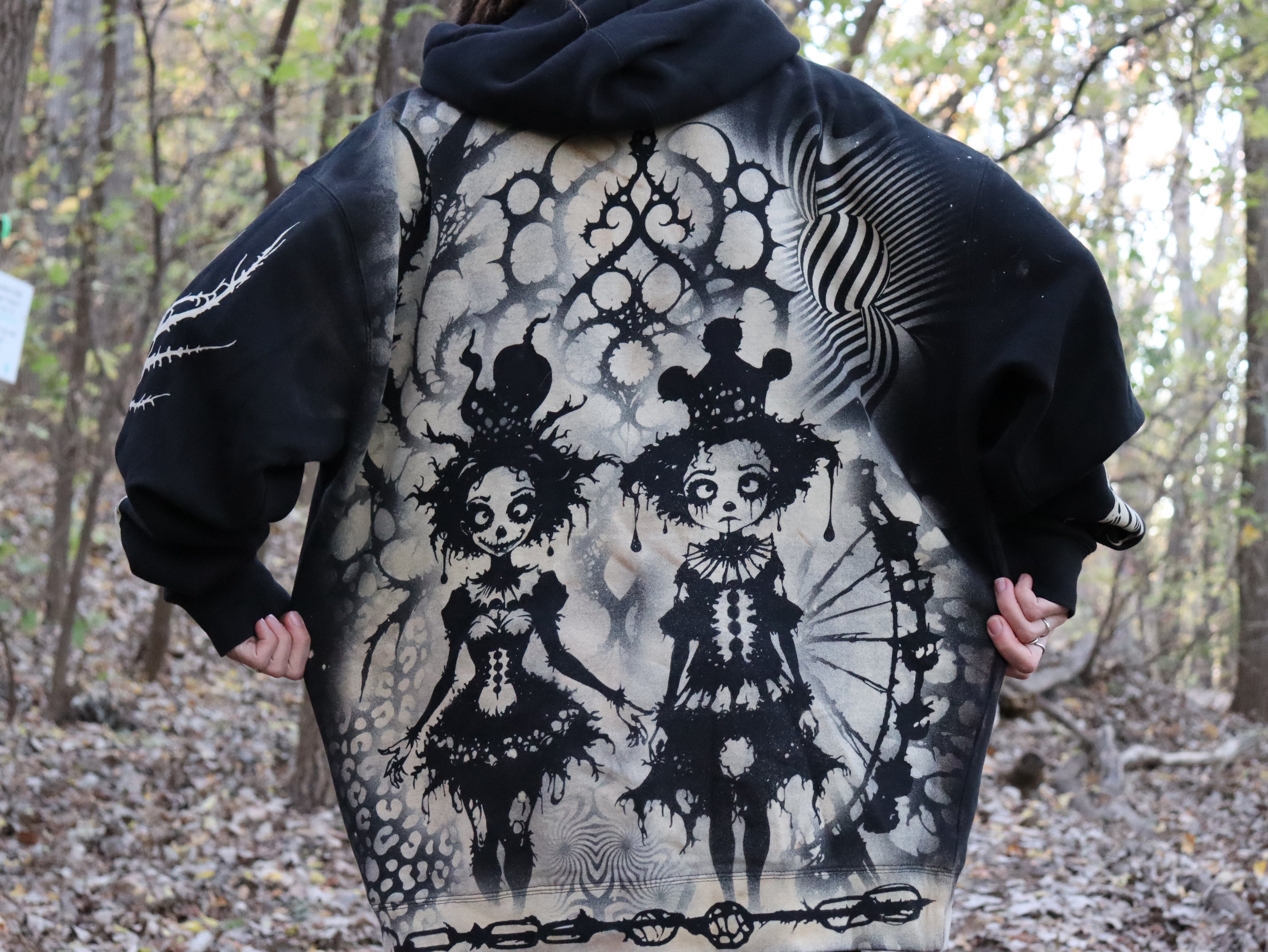 Full-zip hood 2XL clown