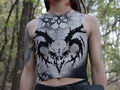 Crop top Skull